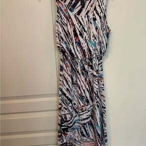 Style & Co Abstract Patterned Sleeveless Dress